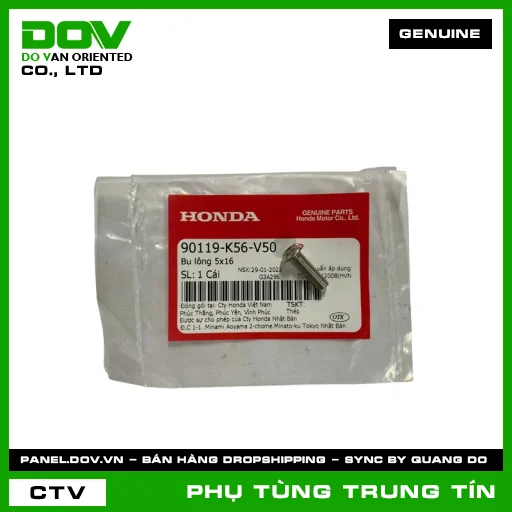 BU LÔNG 5X16 | 90119-K56-V50 | HONDA (WINNER X) — 90119K56V50