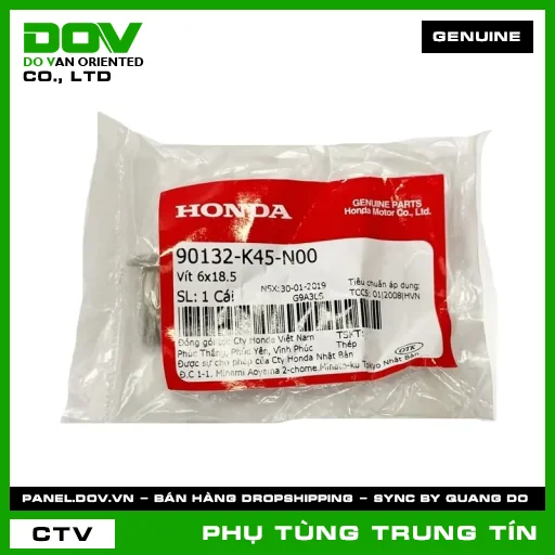 VÍT 6X18.5 | 90132-K45-N00 | HONDA (WINNER 150, WINNER R, WINNER X) — 90132K45N00