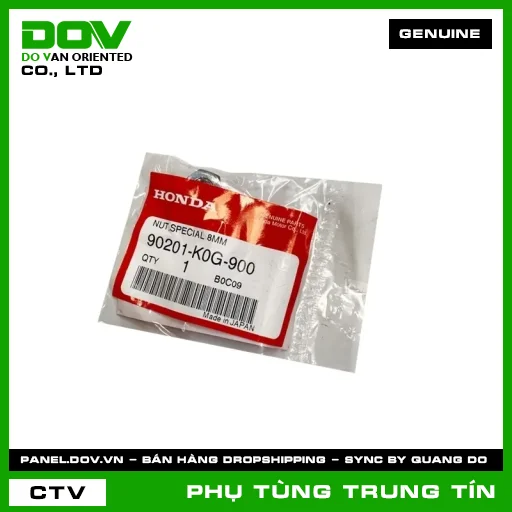 ĐAI ỐC ĐẶC BIỆT 8MM | 90201-K0G-900 | HONDA (SUPER CUB C125) — 90201K0G900