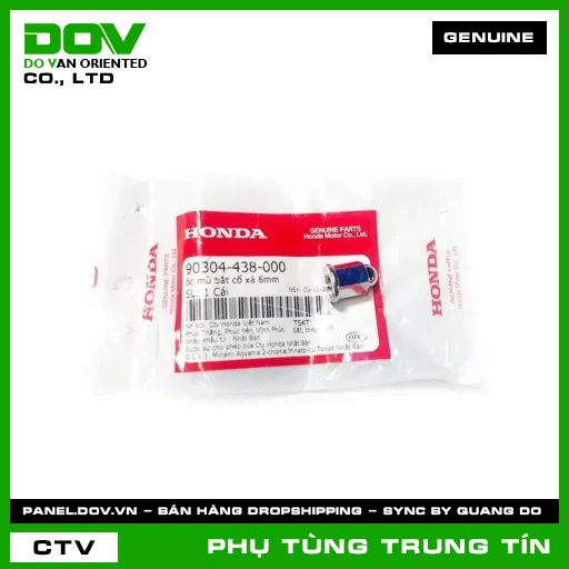 ĐAI ỐC BẮT CỔ XẢ 6MM | 90304-438-000 | HONDA (CB250 NIGHTHAWK) — 90304438000