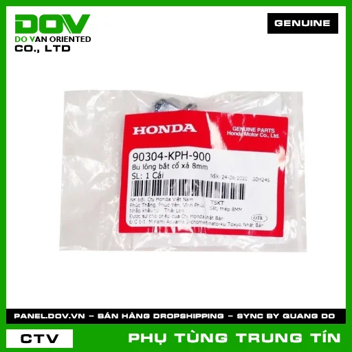 ĐAI ỐC LỤC GIÁC CÓ MŨ 8MM | 90304-KPH-900 | HONDA (FUTURE NEO) — 90304KPH900