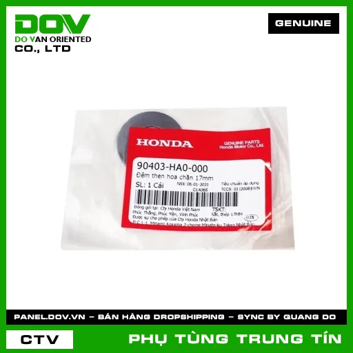 ĐỆM THEN HOA CHẶN 17MM | 90403-HA0-000 | HONDA (SUPER DREAM, WAVE 100, WAVE ALPHA) — 90403HA0000