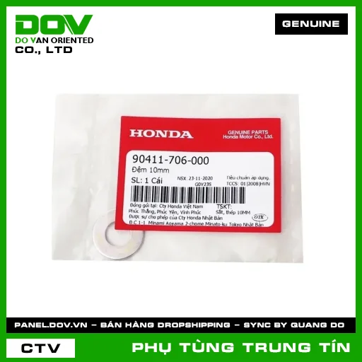 ĐỆM 10MM | 90411-706-000 | HONDA (SUPER DREAM) — 90411706000