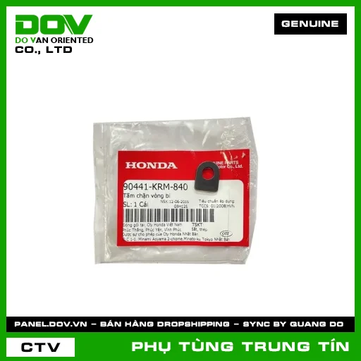 TẤM CHẶN VÒNG BI | 90441-KRM-840 | HONDA (CB350 H'NESS, FUTURE 125, MSX 125, SUPER CUB C125) — 90441KRM840