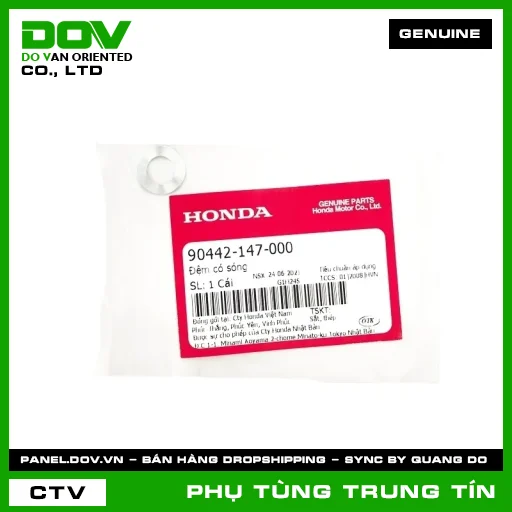 ĐỆM CÓ SÓNG | 90442-147-000 | HONDA (BLADE 110, FUTURE 125, FUTURE NEO, SH 125/150, SUPER DREAM, WAVE 100, WAVE ALPHA, WAVE RSX 110) — 90442147000