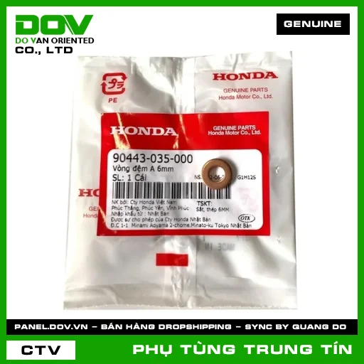 VÒNG ĐỆM A 6MM | 90443-035-000 | HONDA — 90443035000