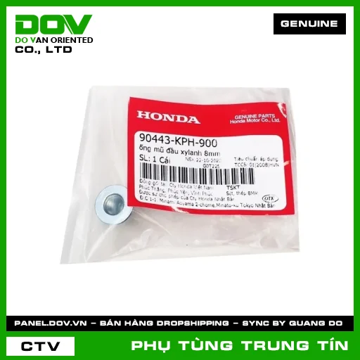 ỐNG MŨ ĐẦU XYLANH 8MM | 90443-KPH-900 | HONDA (BLADE 110, FUTURE 125, FUTURE NEO, MSX 125, WAVE ALPHA 110, WAVE RSX 110) — 90443KPH900