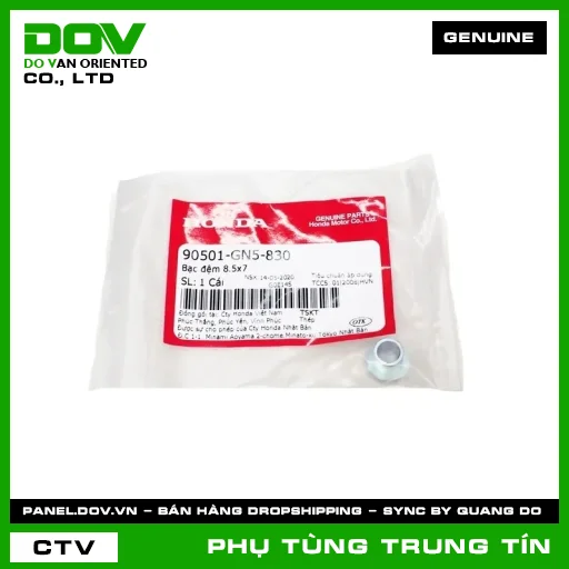 BẠC ĐỆM 8.5X7 | 90501-GN5-830 | HONDA (CBR500R, WINNER 150) — 90501GN5830