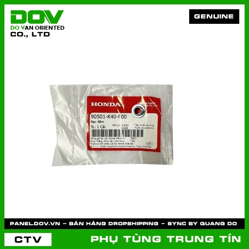 BẠC ĐỆM | 90501-K40-F00 | HONDA (PCX, PCX 125/150, PCX 160, SH 125/150, VARIO 160) — 90501K40F00