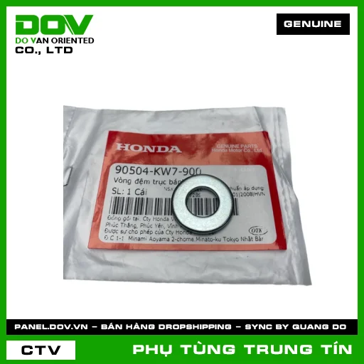 VÒNG ĐỆM TRỤC BÁNH SAU | 90504-KW7-900 | HONDA (FUTURE 125) — 90504KW7900