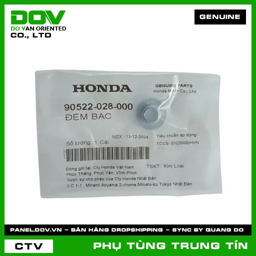 ĐỆM BẠC | 90522-028-000 | HONDA (LEAD 110, SUPER DREAM, WAVE ALPHA) — 90522028000