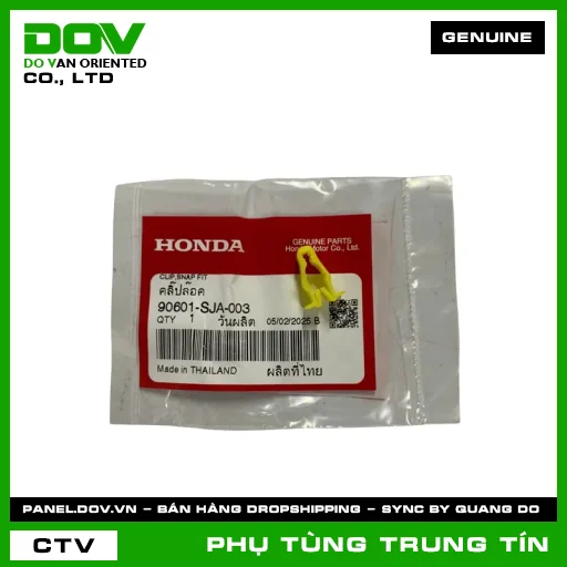 KẸP NẮP SAU TAY LÁI | 90601-SJA-003 | HONDA (AIR BLADE 125, BLADE 110, LEAD 125, MSX 125, PCX, PCX 125, SH 125/150, SH MODE, VISION 110, WAVE RSX 110) — 90601SJA003