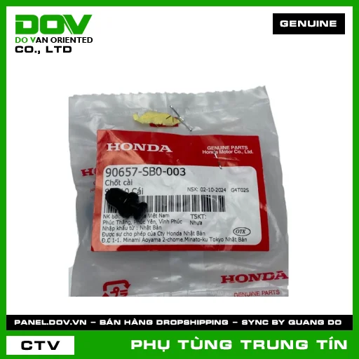 CHỐT CÀI | 90657-SB0-003 | HONDA (CB250 NIGHTHAWK, GOLDWING, SH MODE) — 90657SB0003