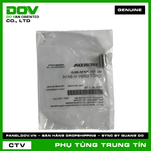 CHỐT ĐỊNH VỊ 8X14 | 90701-KFM-900 | HONDA (AIR BLADE 110, BLADE 110, CLICK 110, DREAM 110, SUPER DREAM, VISION 110, WAVE 100, WAVE ALPHA, WAVE ALPHA 110, WAVE RSX 110) — 90701KFM900