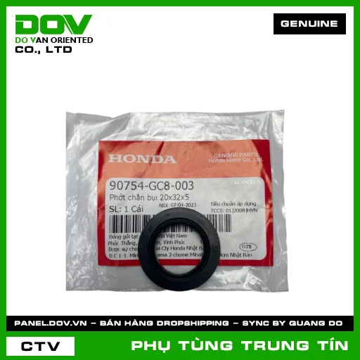 PHỚT CHẮN BỤI 20X32X5 | 90754-GC8-003 | HONDA (SH 125/150, SH 125/160) — 90754GC8003