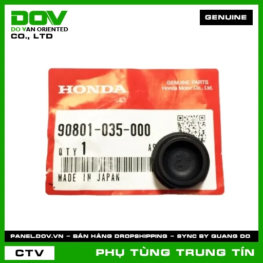 NẮP CAO SU HEO SỐ 19MM | 90801-035-000 | HONDA — 90801035000