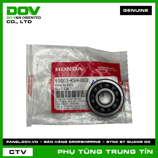 VÒNG BI 6301 | 91003-KS4-003 | HONDA (SH 125/150) — 91003KS4003