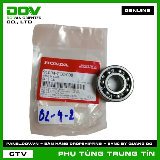 VÒNG BI 6203 | 91004-GCC-000 | HONDA — 91004GCC000