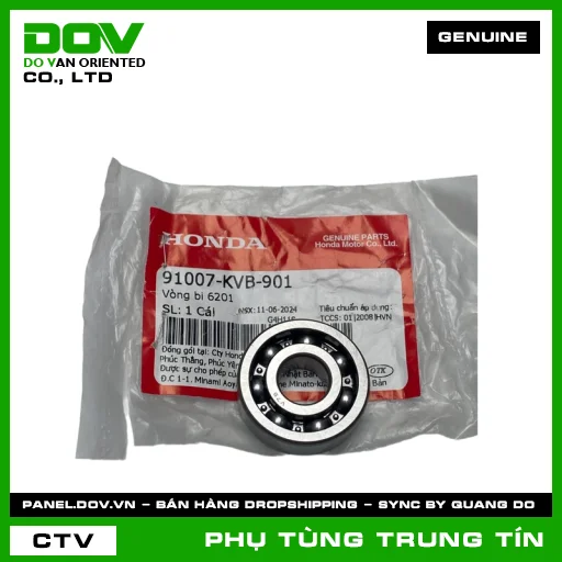 VÒNG BI 6201 | 91007-KVB-901 | HONDA (CLICK 110, VISION 110) — 91007KVB901