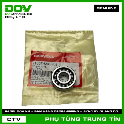 Vòng bi 6201 không phớt chắn bụi | 91007-KVB-902 | HONDA (VISION 110) — 91007KVB902