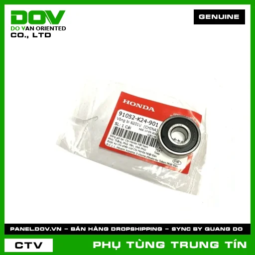 Vòng bi 6201U (1mặt chắn bụi) | 91052-K24-901 | HONDA (AIR BLADE 125, AIR BLADE 125/150, AIR BLADE 125/160, BLADE 110, FUTURE 125, LEAD 125, PCX, PCX 125, PCX 125/150, PCX 160, SUPER CUB C125, VARIO 160, VISION 110, WAVE RSX 110) — 91052K24901