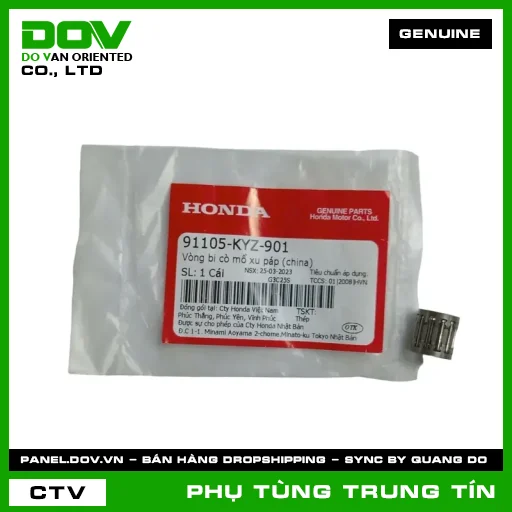 VÒNG BI CÒ MỔ XU PÁP | 91105-KYZ-901 | HONDA (FUTURE 125, MSX 125, SUPER CUB C125) — 91105KYZ901