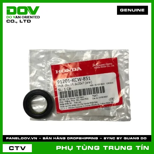 PHỚT DẦU 19.8X30X7 (ARAI) | 91201-KCW-851 | HONDA (CLICK 110) — 91201KCW851