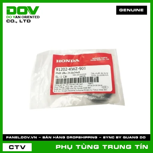 PHỚT DẦU 24.8X34X8 | 91202-KWZ-901 | HONDA — 91202KWZ901