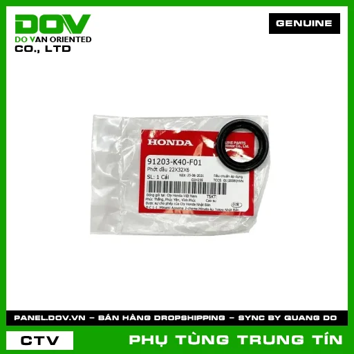 PHỚT DẦU 22X32X6 | 91203-K40-F01 | HONDA (PCX 160, SH 125/150, SH 125/160) — 91203K40F01