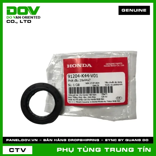 PHỚT DẦU 29X44X7 | 91204-K44-V01 | HONDA (LEAD 125, VISION 110) — 91204K44V01
