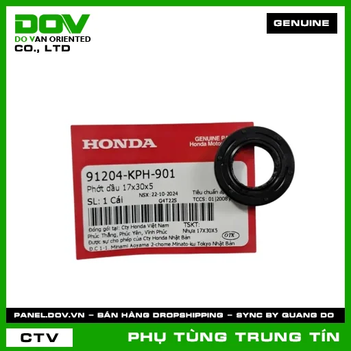 PHỚT DẦU 17X30X5 | 91204-KPH-901 | HONDA (FUTURE 125, FUTURE NEO, MSX 125) — 91204KPH901