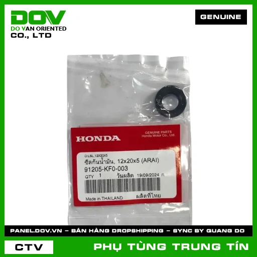 PHỚT DẦU 12X20X5 | 91205-KF0-003 | HONDA (CB150R, CBR150R, REBEL 1100, WINNER 150, WINNER R, WINNER X) — 91205KF0003