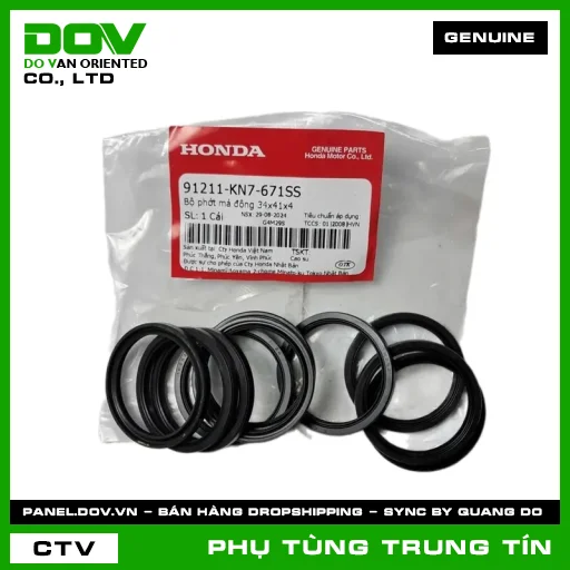BỘ PHỚT MÁ ĐỘNG 34X41X4 | 91211-KN7-671SS | HONDA — 91211KN7671SS