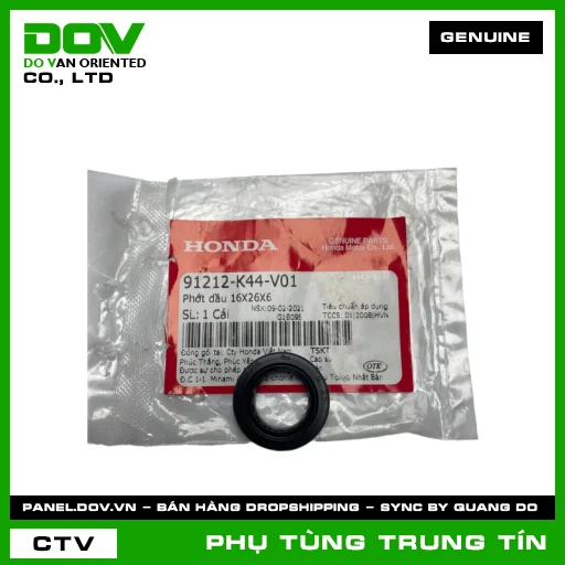 PHỚT DẦU 16X26X6 | 91212-K44-V01 | HONDA — 91212K44V01