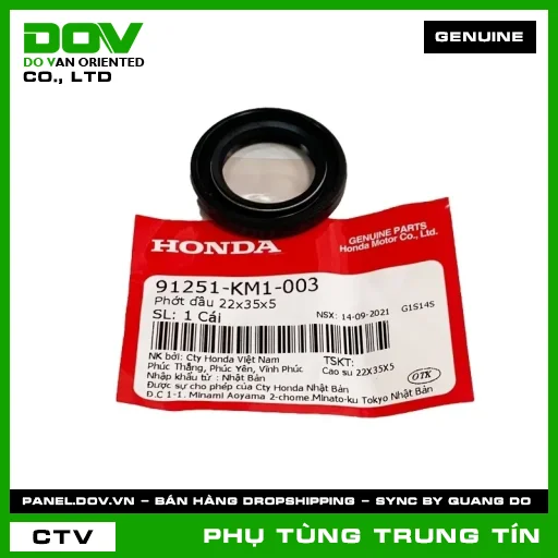 PHỚT DẦU 22X35X5 | 91251-KM1-003 | HONDA (SH 125/150) — 91251KM1003