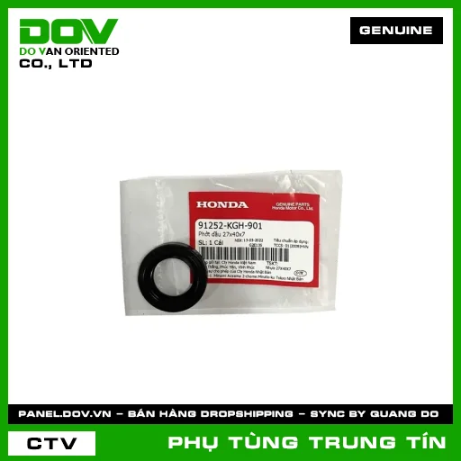 PHỚT DẦU 23X37X7 | 91252-KGH-901 | HONDA (CB300R, MSX 125, WAVE ALPHA) — 91252KGH901