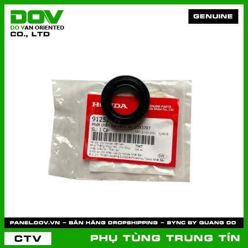 PHỚT CHẮN BỤI VÀNH XE, 23X37X7 | 91252-KGH-902 | HONDA (ADV350, CB300R, MSX 125) — 91252KGH902