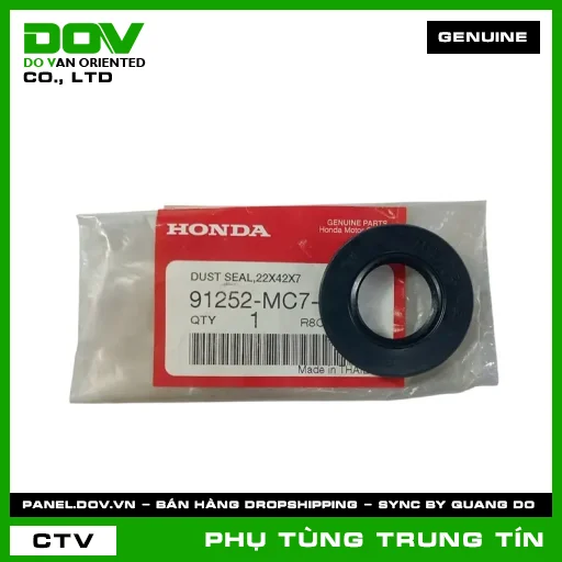 PHỚT CHẮN BỤI 22X42X7 | 91252-MC7-003 | HONDA (CB150R, CB250 NIGHTHAWK, CB300R) — 91252MC7003