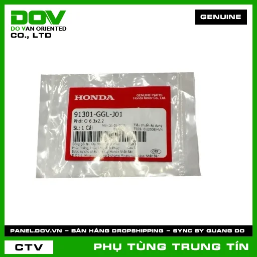 PHỚT O 6.3X2.2 | 91301-GGL-J01 | HONDA (AIR BLADE 110, AIR BLADE 125, AIR BLADE 125/150, AIR BLADE 125/160, CB150R, CB300R, CB650R, CBR650R, FUTURE 125, GOLDWING, LEAD 125, MSX 125, PCX, PCX 125, PCX 125/150, PCX 160, SH 125/150, SH 125/160, SH 350, SH MODE, SUPER CUB C125, VARIO 160, VISION 110, WAVE RSX 110, WINNER 150, WINNER R, WINNER X) — 91301GGLJ01