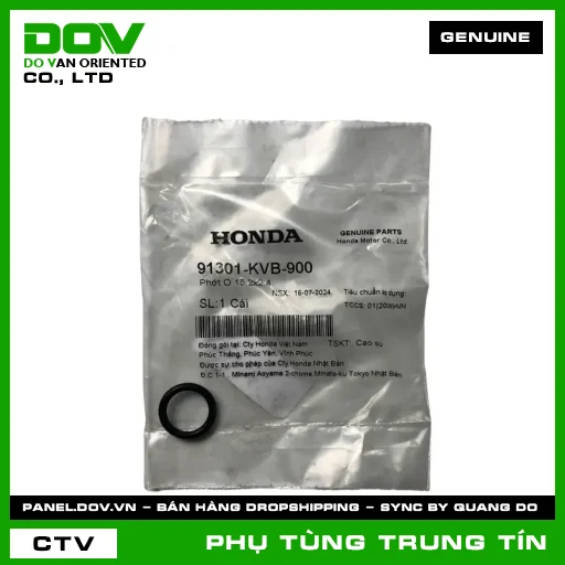 PHỚT O 15.2X2.4 | 91301-KVB-900 | HONDA (AIR BLADE 110, CLICK 110, LEAD 110) — 91301KVB900
