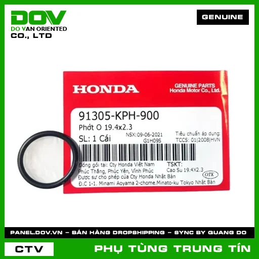 PHỚT O 19.4X2.3 | 91305-KPH-900 | HONDA (FUTURE NEO) — 91305KPH900
