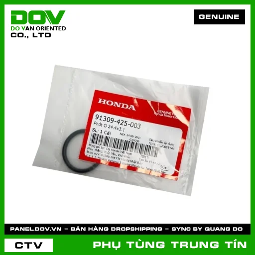 PHỚT O 24.4X3.1 | 91309-425-003 | HONDA (ADV350, CB1000R, CB150R, CB300R, CB500F, CB500X, CB650R, CBR150R, CBR500R, CBR650R, FUTURE 125, FUTURE NEO, MSX 125, NX500, REBEL 1100, REBEL 300, REBEL 500, SH 125/150, SH 350, SUPER CUB C125, WINNER 150, WINNER R, WINNER X) — 91309425003