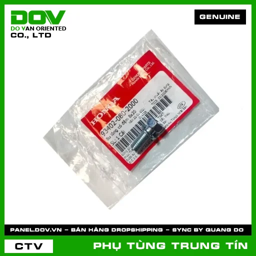 BU LÔNG CÓ ĐỆM 8X20 | 93402-080-2000 | HONDA (SUPER DREAM) — 934020802000