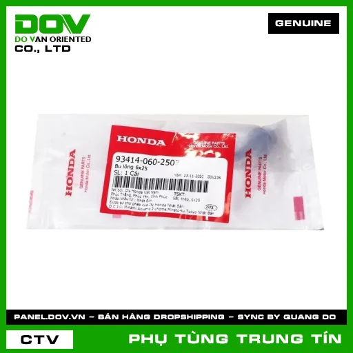 Bu lông 6x25 | 93414-060-2507 | HONDA (SH 125/150) — 934140602507