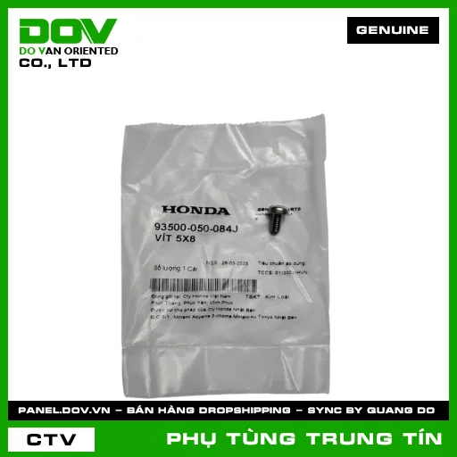 VÍT 5X8 | 93500-050-084J | HONDA (FUTURE NEO, WAVE 100, WAVE ALPHA) — 93500050084J