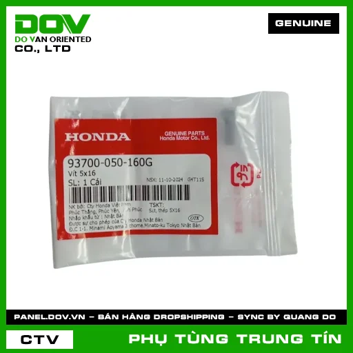 VÍT 5X16 | 93700-050-160G | HONDA (SUPER DREAM) — 93700050160G
