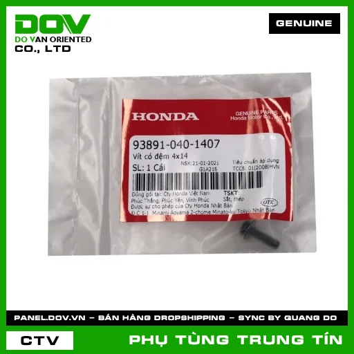 VÍT CÓ ĐỆM 4X14 | 93891-040-1407 | HONDA (WINNER 150) — 938910401407