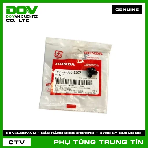 VÍT 5X12 | 93894-050-1207 | HONDA (SH 125/150, SUPER CUB C125) — 938940501207