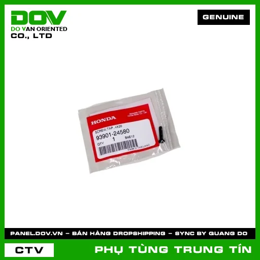 VÍT TỰ HÃM 4X20 | 93901-245-80 | HONDA (BLADE 110, FUTURE NEO) — 9390124580