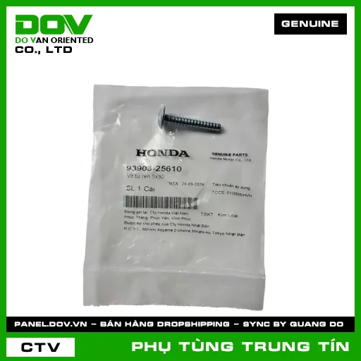 VÍT TỰ REN 5X30 | 93903-256-10 | HONDA (SUPER DREAM) — 9390325610